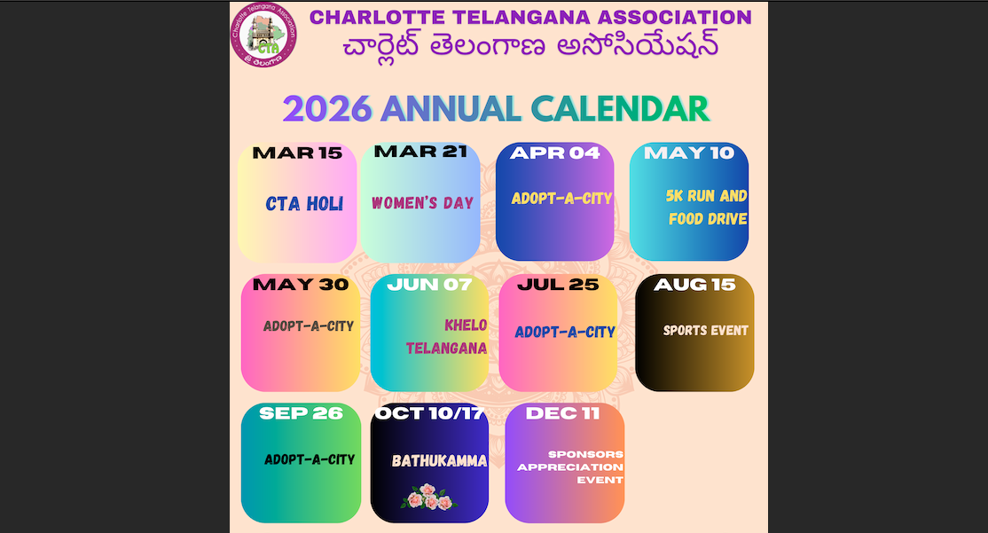 CTA 2026 Calendar